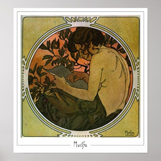Alphonse Mucha Zedign Art Poster #41 (Front)
