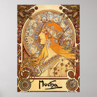 Alphonse Mucha - Zodiac Poster