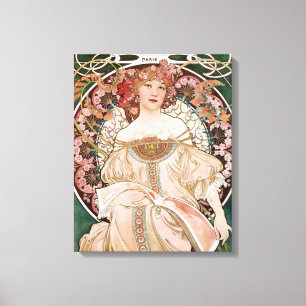 Alphonse Mucha's F. Champenois Imprimeur-Editeur Canvas Print