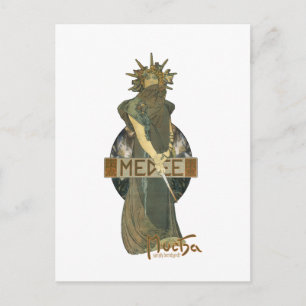Alphonse Muchas Medee (1898) Postcard