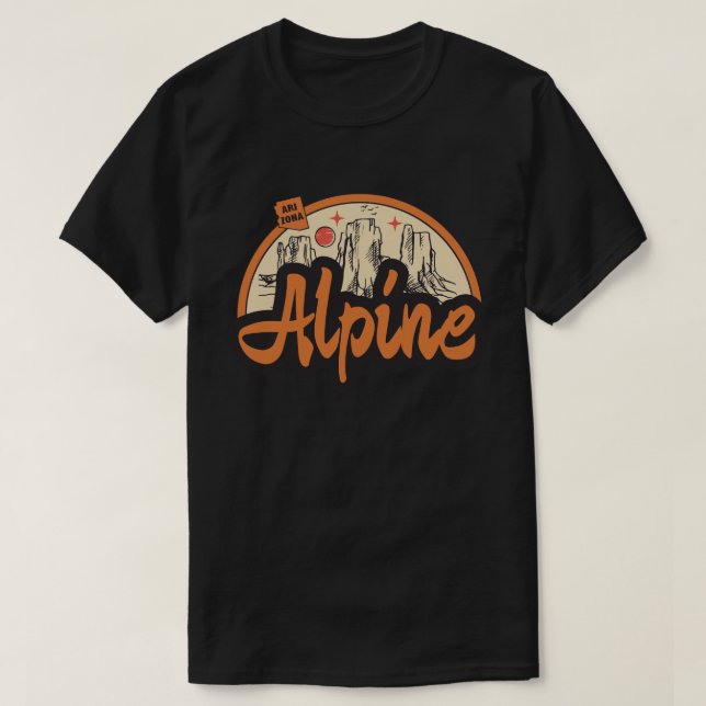 Alpine, Arizona T-Shirt (Design Front)
