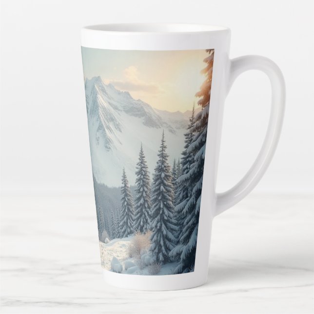 Alpine Charm Latte Mug (Right)