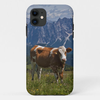Alpine Cow in Meadow iPhone 5 Case