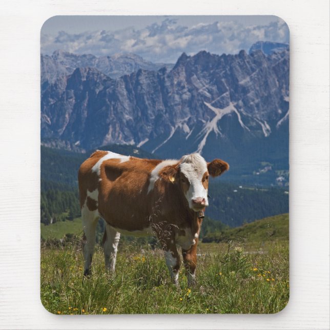 Alpine Cow Mousemat (Front)
