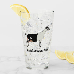 Alpine Dairy Goat Glass