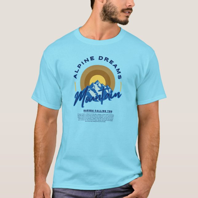 Alpine Dreams: Hakuba Calling You T-Shirt (Front)