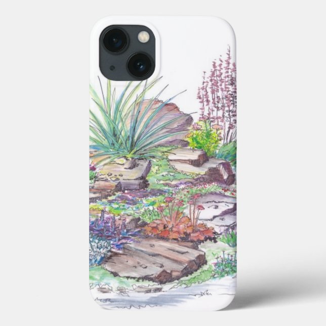 Alpine Garden Landscaping Case-Mate iPhone Case (Back)