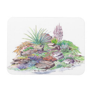 Alpine Garden Landscaping Magnet