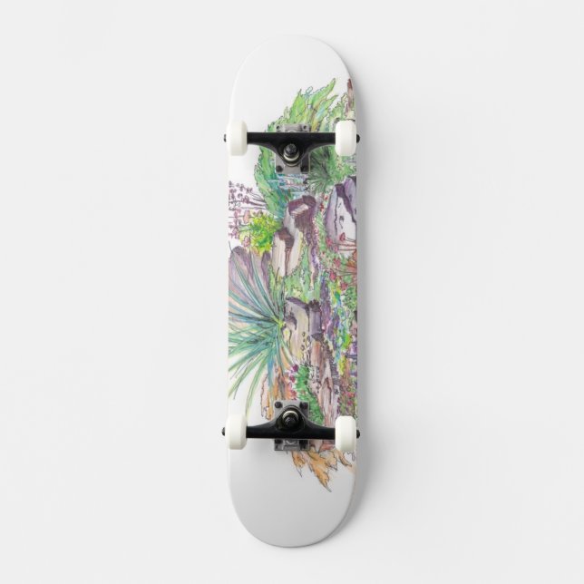 Alpine Garden Landscaping Skateboard (Front)