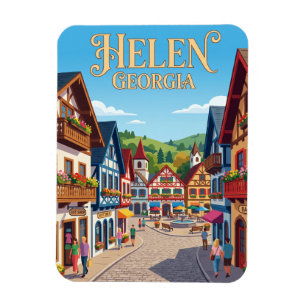 Alpine Helen Georgia Magnet