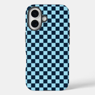 Alpine ice checkerboard pattern iPhone 16 case