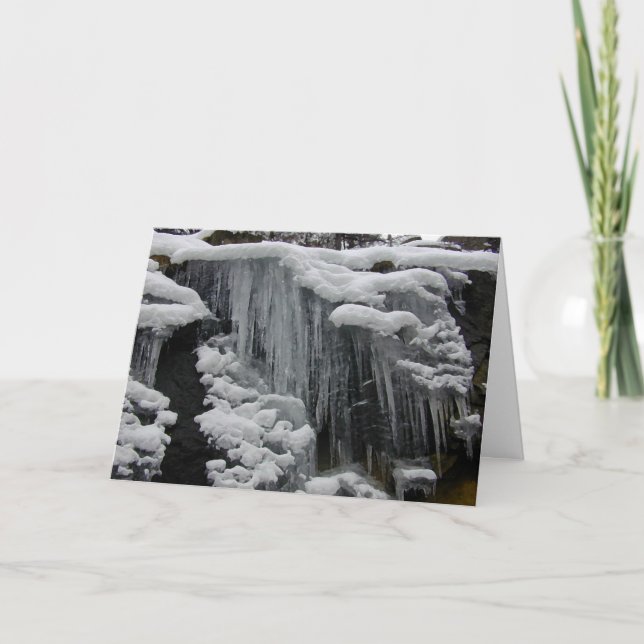 Alpine Icicles Holiday Card (Front)