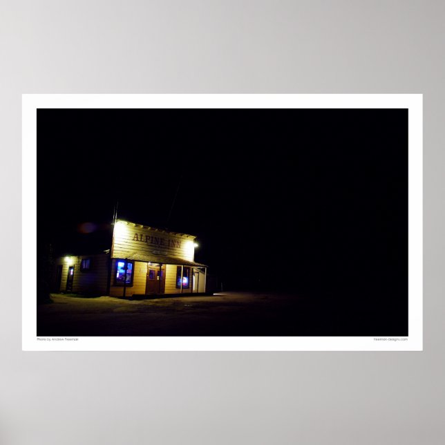 Alpine Inn (colour) Poster (Front)