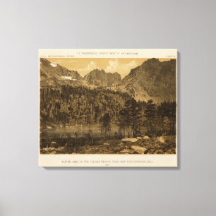 Alpine Lake, Sierra Nevada Canvas Print