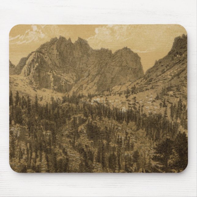 Alpine Lake, Sierra Nevada Mouse Mat (Front)