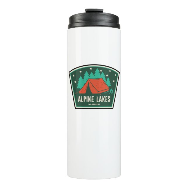 Alpine Lakes Wilderness Camping Thermal Tumbler (Front)