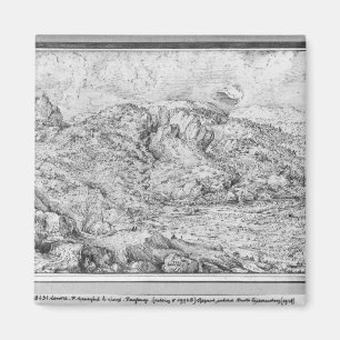 Alpine landscape, 1553 magnet
