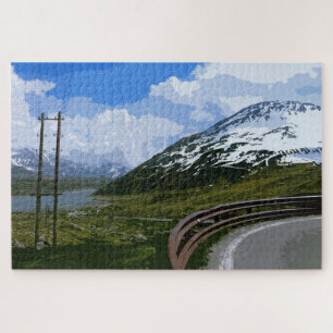 Alpine landscape jigsaw puzzle