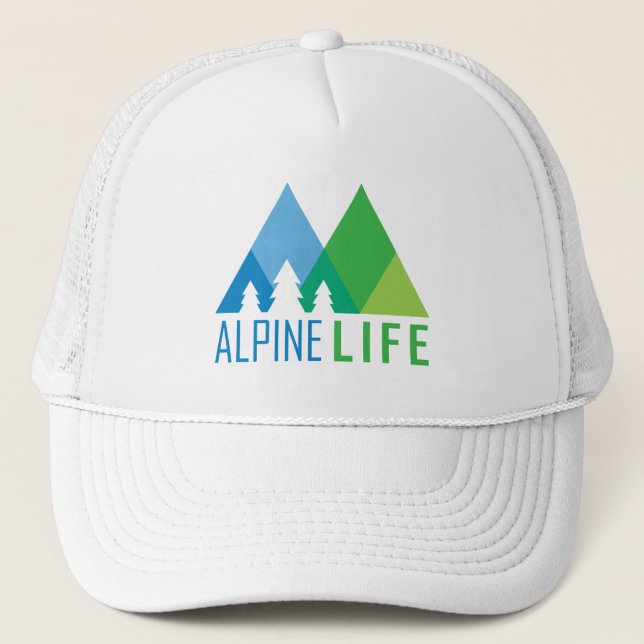 Alpine Life Trucker Hat (Front)
