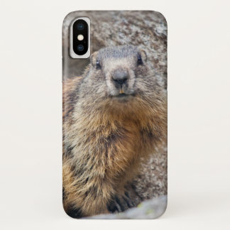 Alpine Marmot iPhone X Case