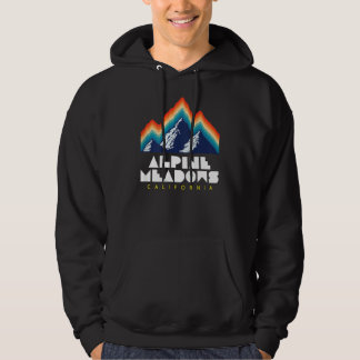 Alpine Meadows, California - USA Ski Resort - BACK Hoodie