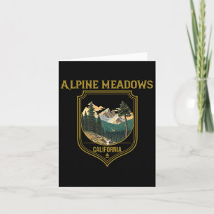 Alpine Meadows Souvenir Apparel - Alpine Meadows H Card
