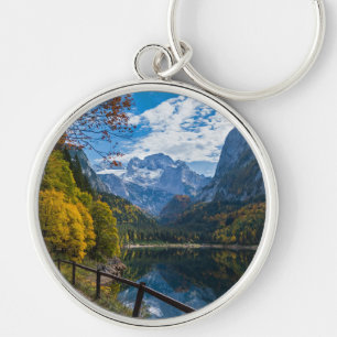 Alpine Mountain Lake Gosauseen Lake Austria   Key Ring