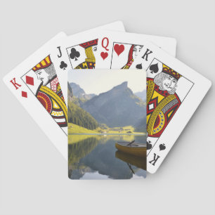 Alpine Mountain Lake in Switzerland Playing Cards