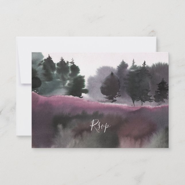 Alpine Mountain | RSVP Card (Front)