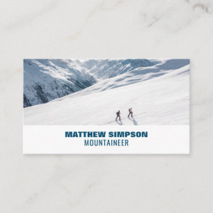 Alpine Mountaineers, Hiking and Climbing Business Card