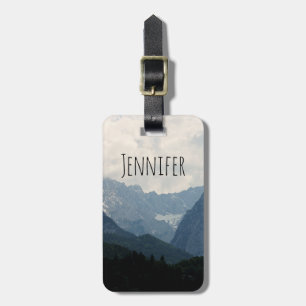 Alpine Mountains Country Nature Photo  Luggage Tag