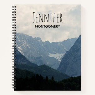 Alpine Mountains Country Nature Photo Notebook