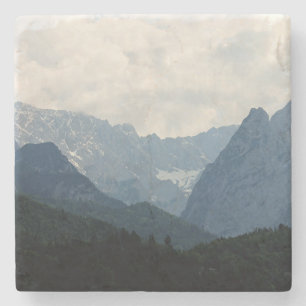 Alpine Mountains Country Nature Photo Stone Coaster