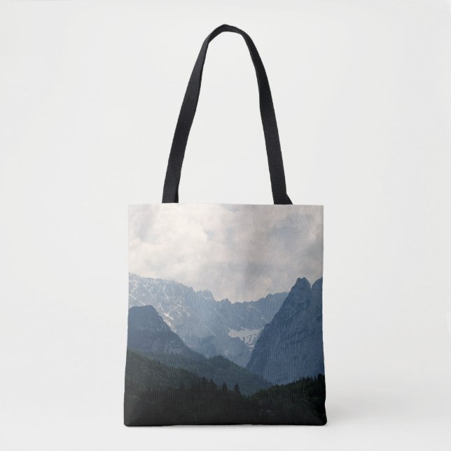 Alpine Mountains Country Nature Photo Tote Bag (Front)