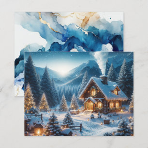 Alpine New Year's Eve Card