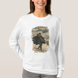 Alpine postmen using ski T-Shirt