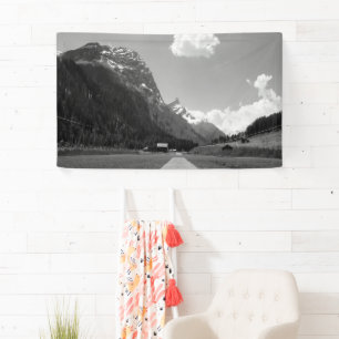 Alpine road banner