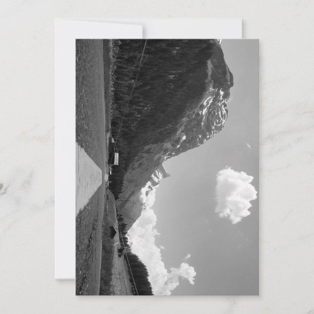 Alpine road invitation (Front)