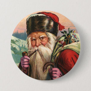 Alpine Santa Button