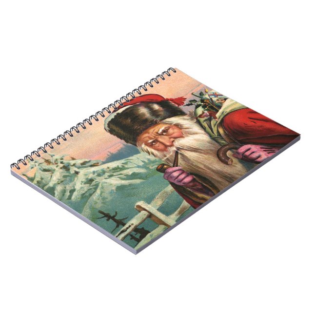 Alpine Santa Notebook (Left Side)
