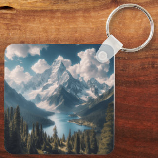 Alpine Serenity Key Ring