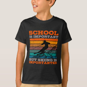 Alpine Ski Retro Vintage School Slope Downhill Ski T-Shirt