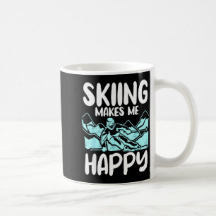 Alpine ski slope downhill skiing skier sports make coffee mug