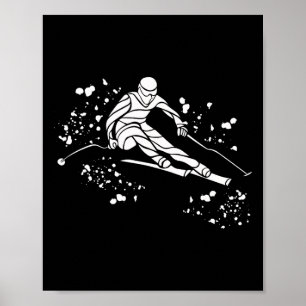 Alpine Skier Winter Sports Nordic Skiing _20 Poster