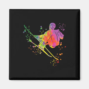 Alpine Skier Winter Sports Nordic Skiing _6  Magnet