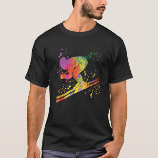 Alpine Skier Winter Sports Nordic Skiing T-Shirt