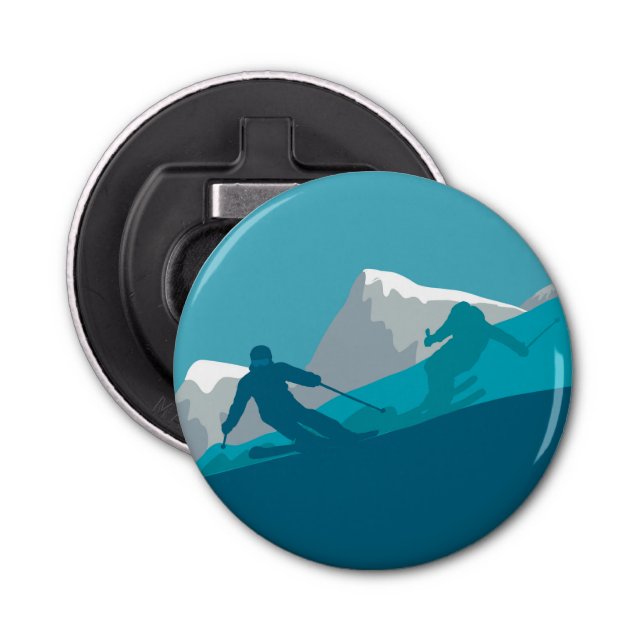 Alpine Skiing   Bottle Opener (Front)