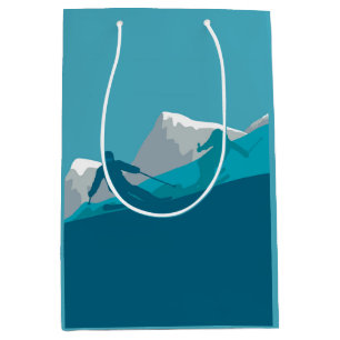 Alpine Skiing   Medium Gift Bag