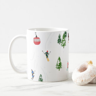 Alpine Skiing Ski Holiday Skiers Winter Coffee Mug