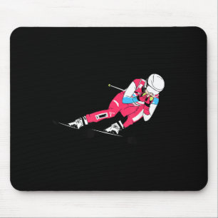 Alpine Skiing Ski Racing Skier Ski Downhill Mouse Mat